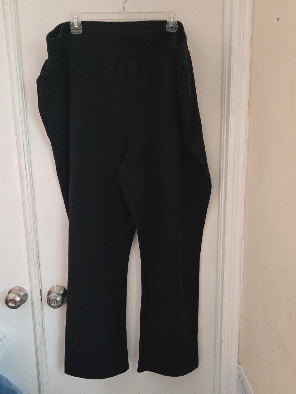 NWOT Belle by Kim Gravel Black Boot-Cut Pull-On Pants from QVC